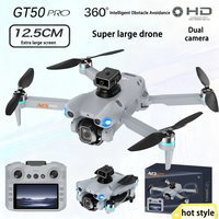 New AE5 Pro Original Drone 8K HD Quadcopter with 4.5ā Screen Control 20 Min Battery Headless Mode 360° Flip Mini Helicopter