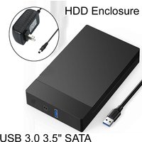 USB 3.0 3.5 inch HDD SATA External Hard Drive Case box Reader Support 10TB Hard Drive Enclosure High Speed Adapter for PC Lapop.