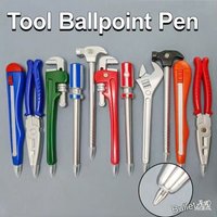 Supplies Novel and unique imitation hardware tool shaped screwdriver pliers wrench ballpoint pen creative magnet student toy