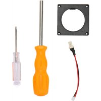 Fan 3D Print Mount Kit Replacement Game Console Cooling Fan Frame Kit For Gamecube Noctua Black