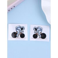 AliExpress NONE Waterproof Astronaut Cycling Bicycle Stickers DIY Stickers For MTB Road Bikes Frame Top Tube Frames