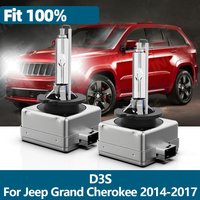 D3S HID-Xenon-Glühbirnen, ultrahell, hoher Abblendlicht, Canbus-Auto-Nebelscheinwerfer, Glühbirnen für Jeep Grand Cherokee 2014 2015 2016 2017