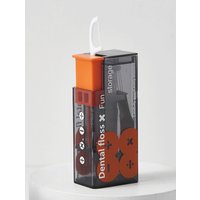 1PC portable mini dental floss stick storage box, convenient and automatic pop-up dental floss box