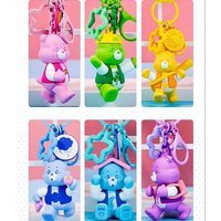 Care Bears Plush Pendant, Cute Cartoon Student Pendant for School Library, Kawaii Bag Pendant, Adorable Car Pendant