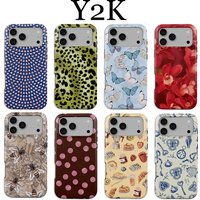 Luxury Clmj Tea Party Enchantress Phone Case for iPhone 17 17e 16e 16 15 14 13 12 11 X XS XR XSMAX Air Pro Max Plus Double-layer