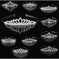 Beautiful Cute Kid Princess Tiaras and Crowns Crystal Rinestone Headband Bridal Crown Children's Wedding Party Hair Accessories