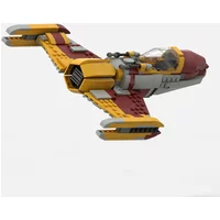 391PCS MOC Space Battle Starfighter MOD Model Building Blocks Technology Bricks DIY Creative Assemble presents