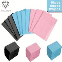 JC TATTOO 125Pcs Dental Bibs Disposable Tattoo Cleaning Wipes 13"x17" 3 Ply Waterproof Sheet for Nail Tech Dental Clinic Tattoo