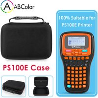 A ABColor PS100E Label Printer Case Handheld Hard Bag Suitable for PS100E Label Printer Auto Cutting Label Maker Storage Bag