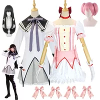 Costume de Cosplay pour fille magique, Anime Puella Magi Madoka Magica Homura Akemi Kaname Madoka, uniformes de combat po