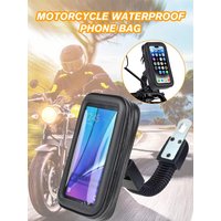 AliExpress 2 Sizes Motorcycle Telephone Holder Motor Bicycle Rear View Mirror Stand Mount Waterproof Scooter Motorbike Phone Container Bag