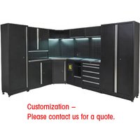 custom.Organizer Corner Cabinet Storage Work Shop Garage Work