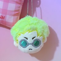 Cute Q-Version Head Nanami Kento Plush Keychain Handbag Backpack Pendant Keyring Anime Peripheral Cosplay Props for Fans