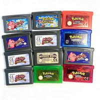 GBA Game Cartridge Bundle Kir by Pokemon Ad vance Wars Classic Retro Games for Game Boy Advance SP NDS