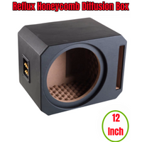 DIY Vehicle Audio Modification,12- Inch Car/Home Subwoofer Box Body, Loudspeaker Maze Front Air Outlet Shell,JL/Rockford-Fosgate