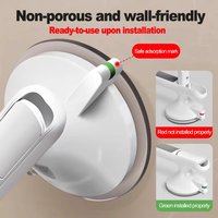 Safe & Stylish Shower Handle - Heavy-Duty Suction Grab Bar, Non-Slip Textured Grip, Easy Install/Remove