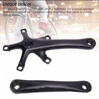AliExpress Riding Crankset Cycling Crankset Strong Structure 165mm Crankset Set Aluminium Alloy Crank Arm Set for Travel Outdoor Activities