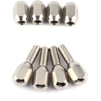 AliExpress NONE 4pcs M10 Wheel Hub Bolt Nut Chrome Wheel Hub Bolts for Rim Wheel ATV Buggy UTV Quad Bike Go Kart Vehicle Motorcycle Parts