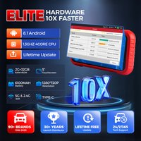 LAUNCH CRP123E V3.0 OBD2 Scanner 4 Systeme 7 Reset-Funktionen Öl/Drosselklappe/SAS/BMS/EPB/DPF/ABS Entlüftung CAN FD DOIP, FCA SGW Codeleser