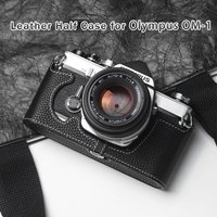Camera Bag For Olympus OM1 Case 1N OM-2/2N OM-3/3Ti OM-4/4Ti Case Film Camera Genuine Leather Cowhide Bag Camera Half Case