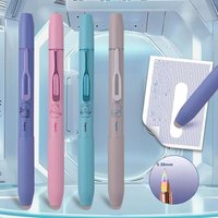1Pcs 0.38mm Retro Metal Magnetic Fountain Pen Dual Tip Student Pen Morandi Color with Large EF Nib for Writing and Calligraphy