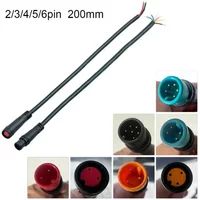 Ebike Display Connector 2/3/4/5/6 Pin Cable For Bafang Female/male Waterproof Connector Signal Line Electric Bicycle Parts