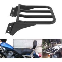 Black Backrest Sissy Bar Luggage Rack for Harley Sportster XL Model XL883 1200 Heritage Softail Dyna FLST Motorcycle Accessories
