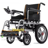 Smart Joystick Large Wheel Portable Lightweight Electric Wheelchair Foldable for Disabled for Adults