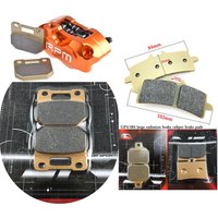Motorcycle High Performance Copper Metal Sintered Brake Pads For Adelin/Rpm/Frando/Brembo 82/84/40/100mm Mounting Brake Caliper