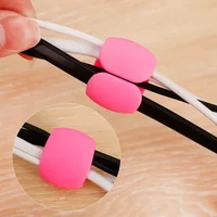 1-20PCS Portable Cable Clips Desktop USB Charging Cord Management Reusable Cord Organizer Wire Holder Protectors Home Office