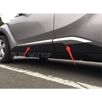 2017 2018 2019 2020 2021-2023 For Toyota CHR C-HR XA10 Chrome car door trim body anti chafing protective trim Car Accessories