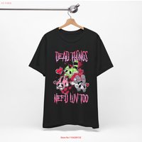Dead Things Need Love Too T Shirt Emo Scene Style Broken Animals Y2K Punk Fashion long or short sleeves