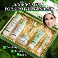 BIOAOUA Centella Asiatica Soothing and Repairing Six-Piece Set Whitening Firming Anti-aging Beauty Facial Skincare Set