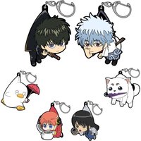 Hot anime Gintama Cartoon image Acrylic Keychain Pendant Bag Car Keychain Cell phone Accessories present Firend Gift 6cm