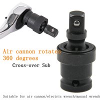 Adaptateur de joint universel pneumatique pour canon à Air, joint rotatif à 360 degrés, clé électrique, douille, accessoires, outil