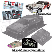 1/10 TA64 Celica RC Body Rally PC Shell 190mm Width 260mm Wheelbase 3D Lampshade No Painted Body RC Hsp Hpi Trax Tamiya LC