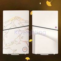 New Updated for PlayStation 5 Slim Accessories Protective Replacement Faceplate Cover Plates for PS5 Slim Disc Edition Ghost