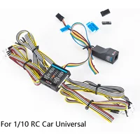 Universal 1/10 Scale RC Model Car Light Set 14 Linkage Lights for Traxxas AXIAL SCX10 RC4WD D90 Bronco Crawler Accessories