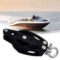 35mm Swivel Sailing Block With Becket For Rigging Sailboat Marine Heavy Pulley Suitable For Sailboats Yachts Parts
