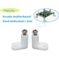 50pcs L Type Feet Mounting Foothold For Fixed USB Encoder board Zero delay pcb board Neo Geo Snk Game Board Slot