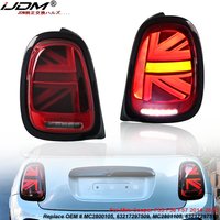 iJDM Car Union Jack Styling Rear Tail Light For Mini Cooper F55 F56 F57 Turn Signal,Backup Reverse Light & Brake Light 2014-2021