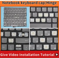 Replacement Keycap Key cap Hinge for Lenovo IdeaPad C340-14 14API 14IWL C740-14IML 730-15 15IWL 730-13IKB 530-14 530-14 Keyboard