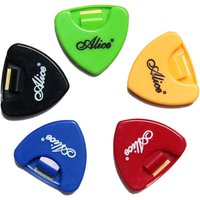NEW Durable 10Pcs Alice Plastic Guitar Picks Holder Accessories Case Box Acoustic Electric Parts Wholesales
