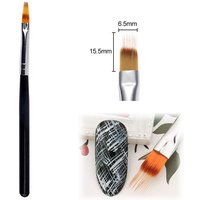1pcs Nail Brush Pen UV Gel Gradient Bloom Nail Art Painting Brush Wood Handle Nylon Hair Brush Pen Manicure Nail Decoratio Tools