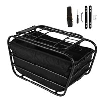 Dog Bike Basket For Rear Rack Pet Carrier Cargo Basket Bicycle Cargo Rack Bicycle Rear Wire Storage Basket Dog Carrier Basket