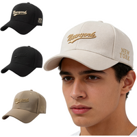 Breathable New York Dad Hat Adjustable Baseball Cap for Men Women Embroidered Sun Outdoor Trucker Hat for All Genders