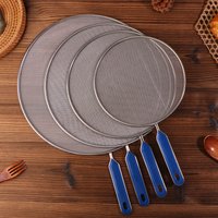 Grease Splatter Screen Guards Mesh Stainless Steel Anti Splatter Guard Oil Net Splash Cover Pan Pot Frying Oil Cooking Cover