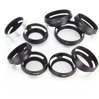 【C】1PC Metal Lens Hood 39 40.5 43 46 49 52 55 58 62 67 Mm