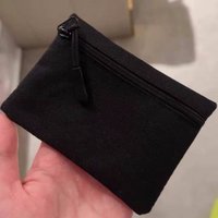 Solid Color Mini Coin Purse Unisex Zipper Canvas Coin Key Bag Kid Storage Pouch Money Pocket case