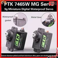 PTK Digital Servo 7462W MG 9G Micro Waterproof High Voltage 4.5Kg Torque Metal Gear For Rc Robot Fixed Wing Aircraft
